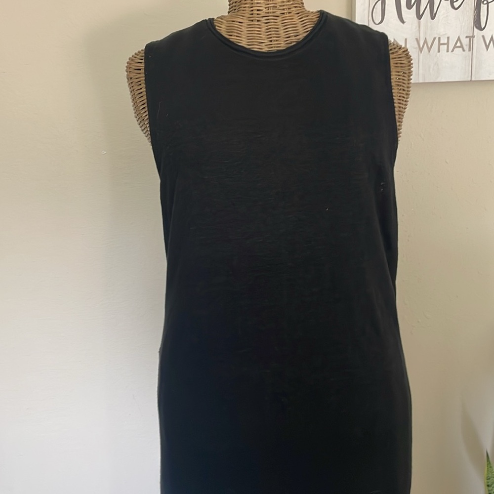 NWT! Rag & Bone Black Linen Midi Dress - Picture 3 of 14